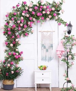 Cây hoa giả Thiên Phát Decor 2023 - Hồng leo giả trang trí đẹp lung linh banner 3