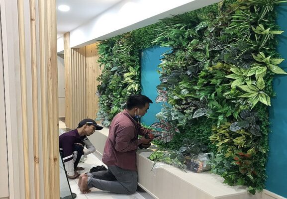 Báo giá tường cây giả trang trí giá rẻ cạnh tranh