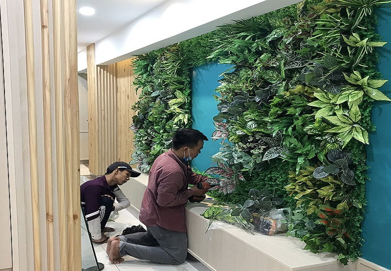 Báo giá tường cây giả trang trí giá rẻ cạnh tranh