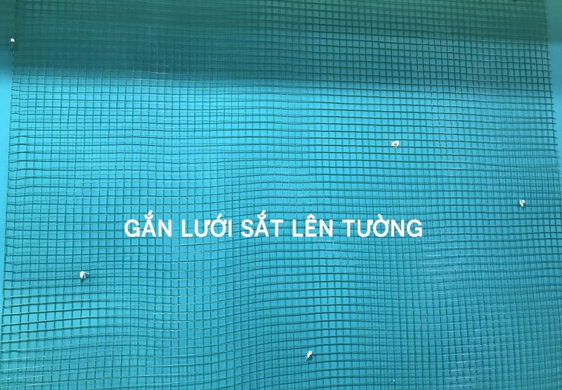 Lưới thép thi công tường cây cỏ giả - Thiên Phát Decor