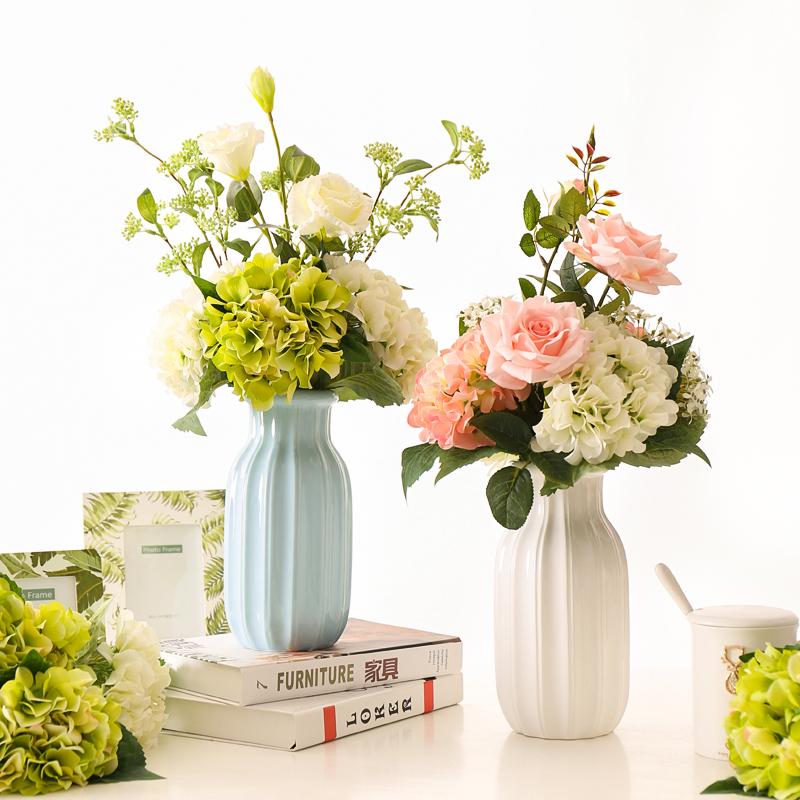 Cách cắm hoa giả bình cao đẹp lung linh - Thiên Phát Decor 1