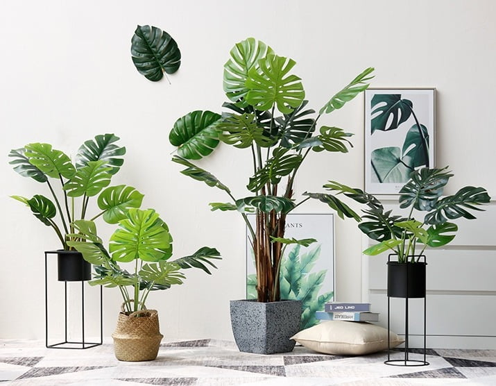 Bí quyết chọn mua hoa giả trưng bày cho phòng khách lớn - Thiên Phát Decor