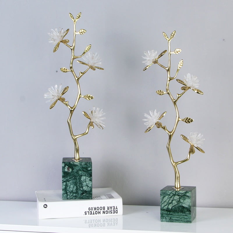 Hoa giả bằng pha lê cao cấp - Thiên Phát Decor