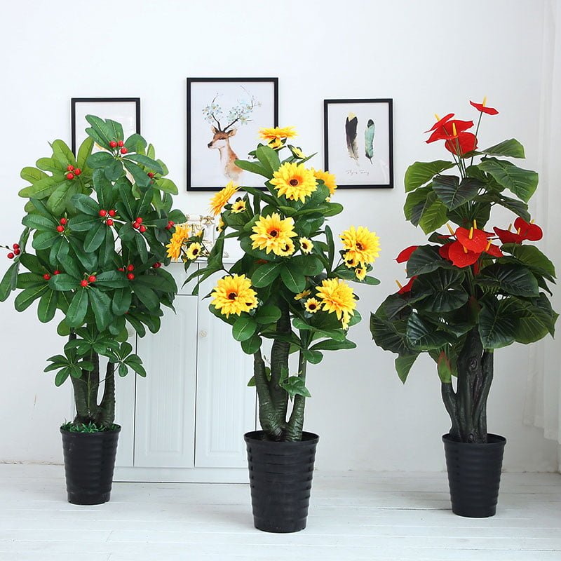 Hoa giả bằng nhựa cao cấp - Thiên Phát Decor