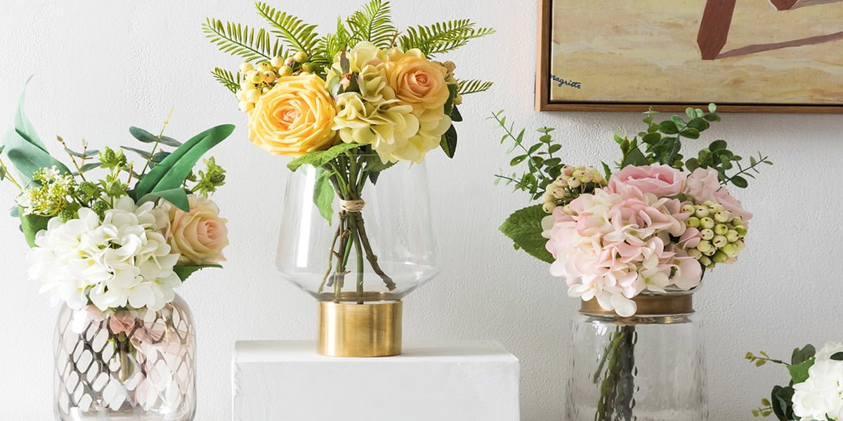 Hoa giả bằng sáp trang trí cao cấp - Thiên Phát Decor