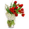 Hoa Tulip giả 2 Hoa Tulip giả trang trí màu đỏ - Thiên Phát Decor cover
