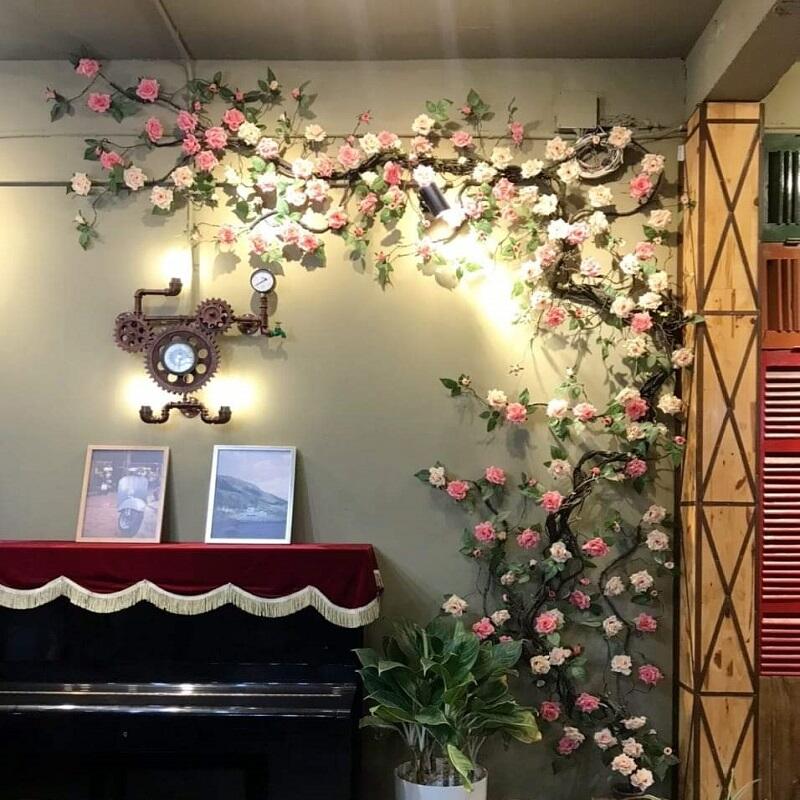 Cây hoa giả Thiên Phát Decor 2023 - Hồng leo giả trang trí đẹp lung linh banner 3