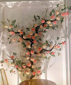 Hồng leo giả trang trí đẹp lung linh - Thiên Phát decor 4