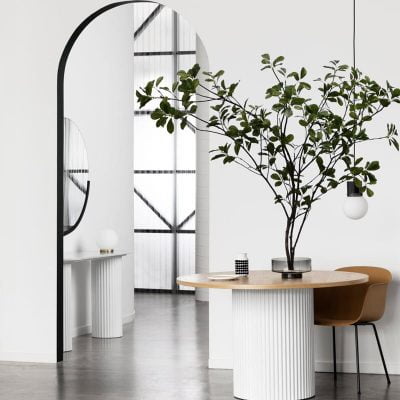 Bình cây si giả trang trí sảnh Nhà hàng - Thiên Phát Decor