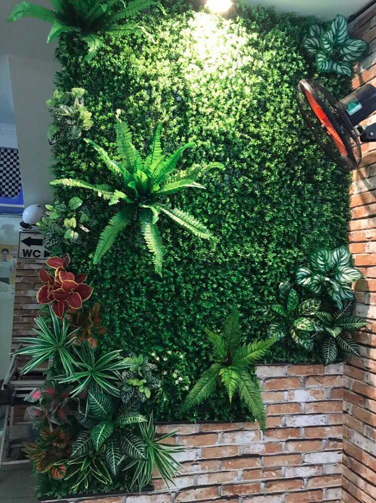 Tường cây giả - Tường cỏ giả - Đơn vị thi công Thiên Phát