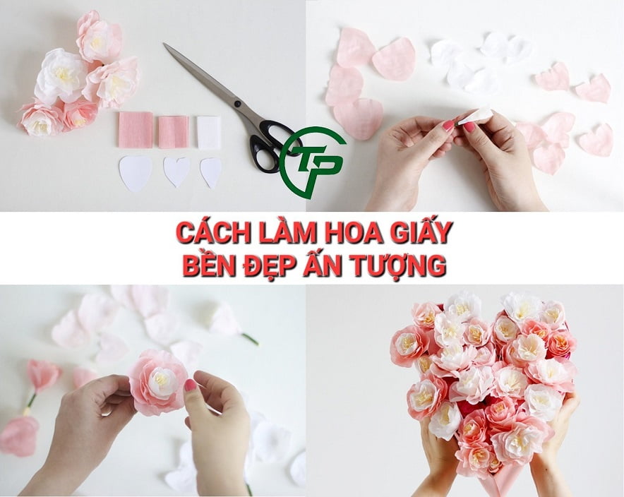 4 cách làm hoa giấy bền đẹp làm quà tặng ấn tượng - cover